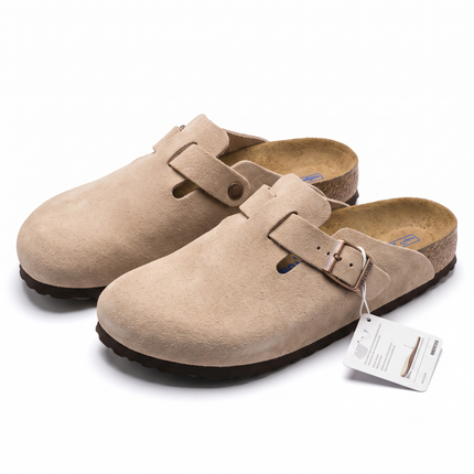 Boston Soft Footbed Suede Clogs