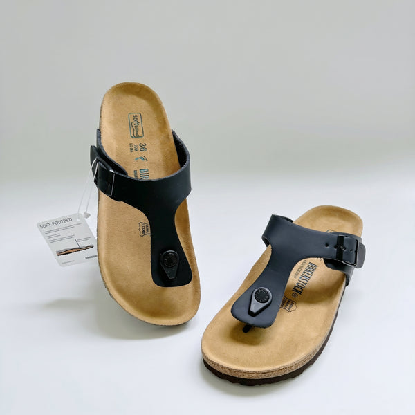 Recovery Thong Sandal - Gizeh - Black