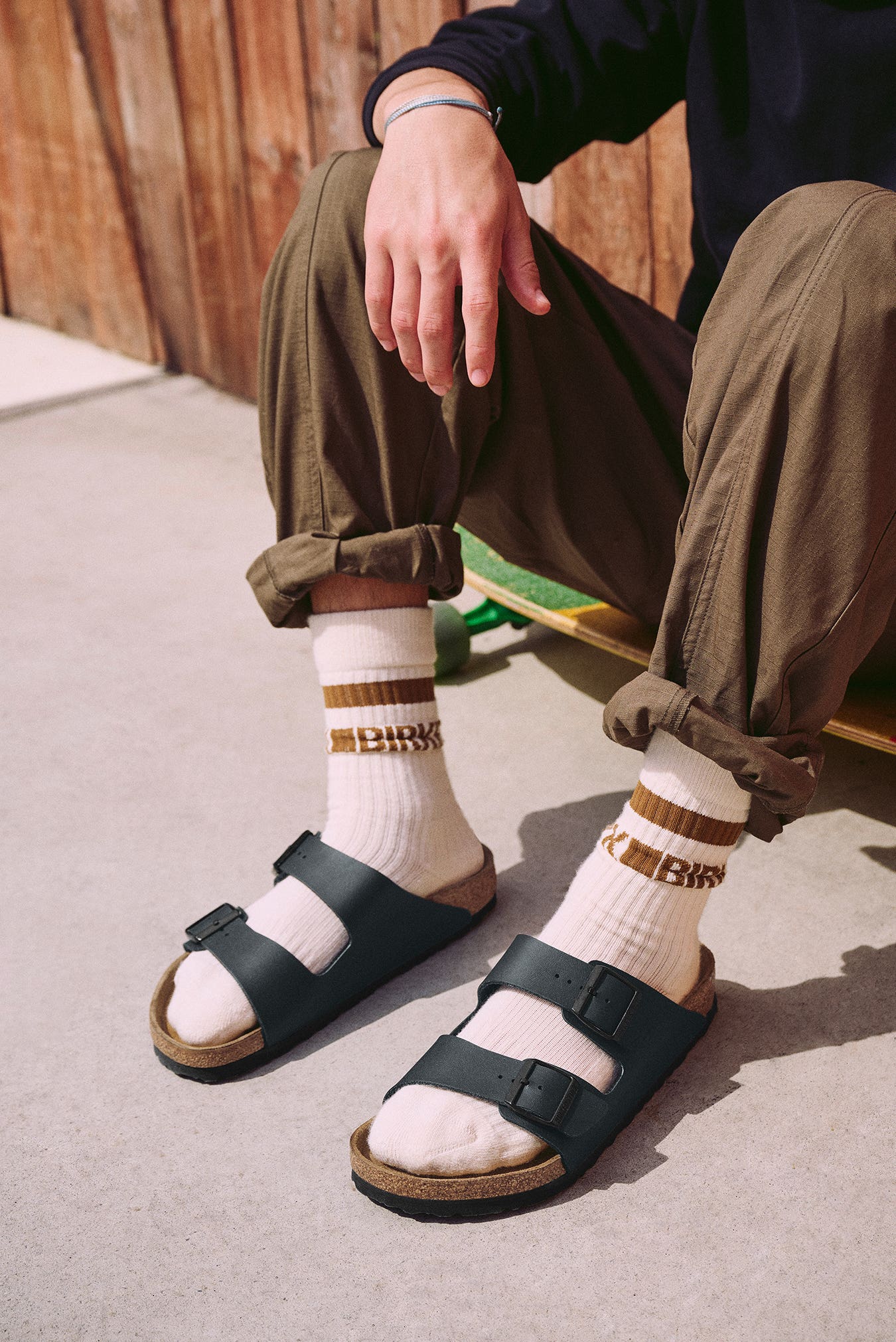 Two-Strap Recovery Slide Sandals