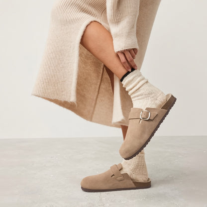 Boston Soft Footbed Suede Clogs