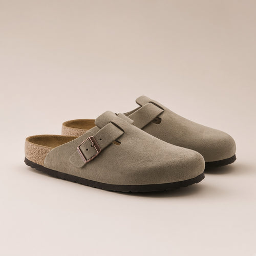 Boston Soft Footbed Suede Clogs